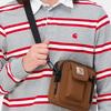 New Carhartt WIP Polyester Crossbody Bag, Shoulder Bag Small Men's Brown I031470-1CN-XX
