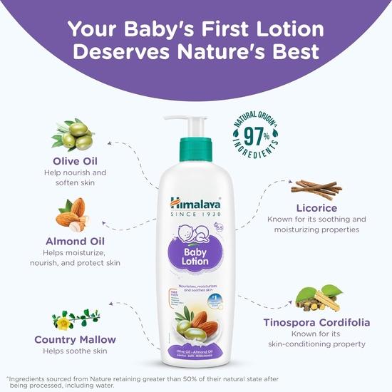 Himalaya Baby-Körperlotion, für alle Hauttypen (400 ml)