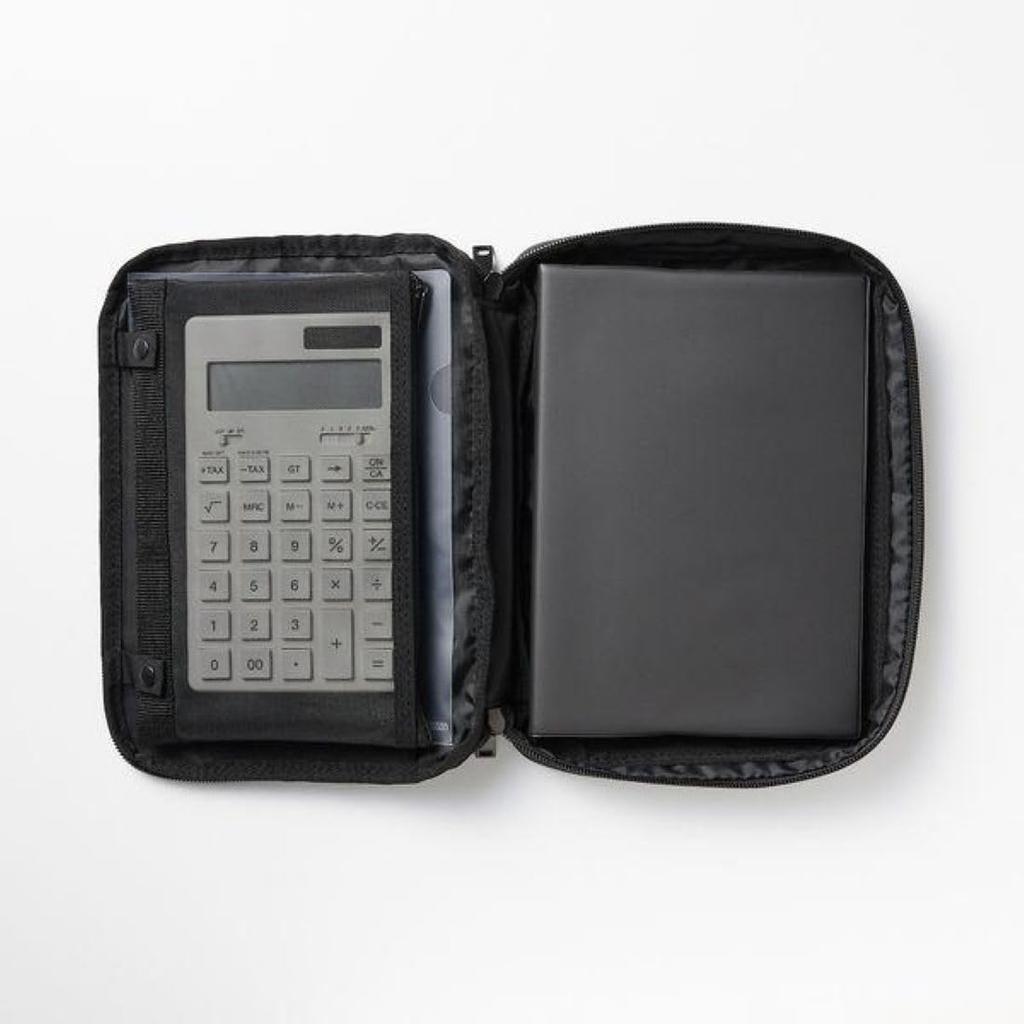 MUJI Detachable Pen Case with Notebook A5 NDD92A1S Cover, Black, Size,