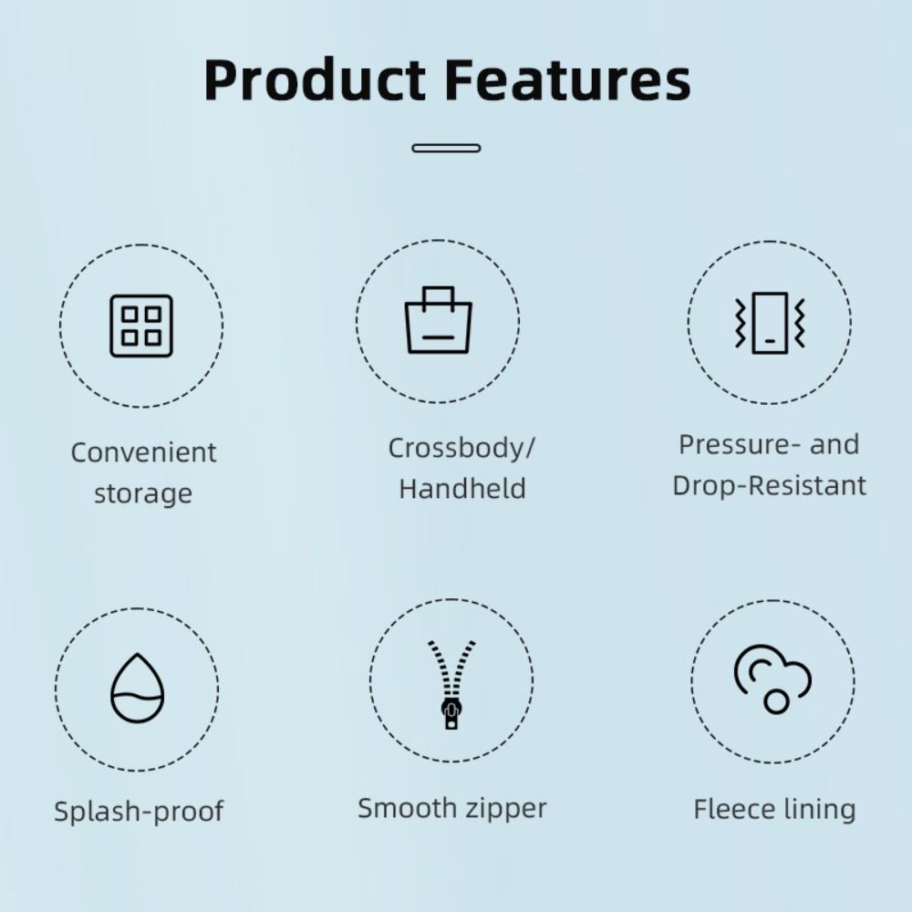 Protective Carrying Case PU Suitcase Handbag for DJI Osmo Pocket 3 Action Camera Accessories