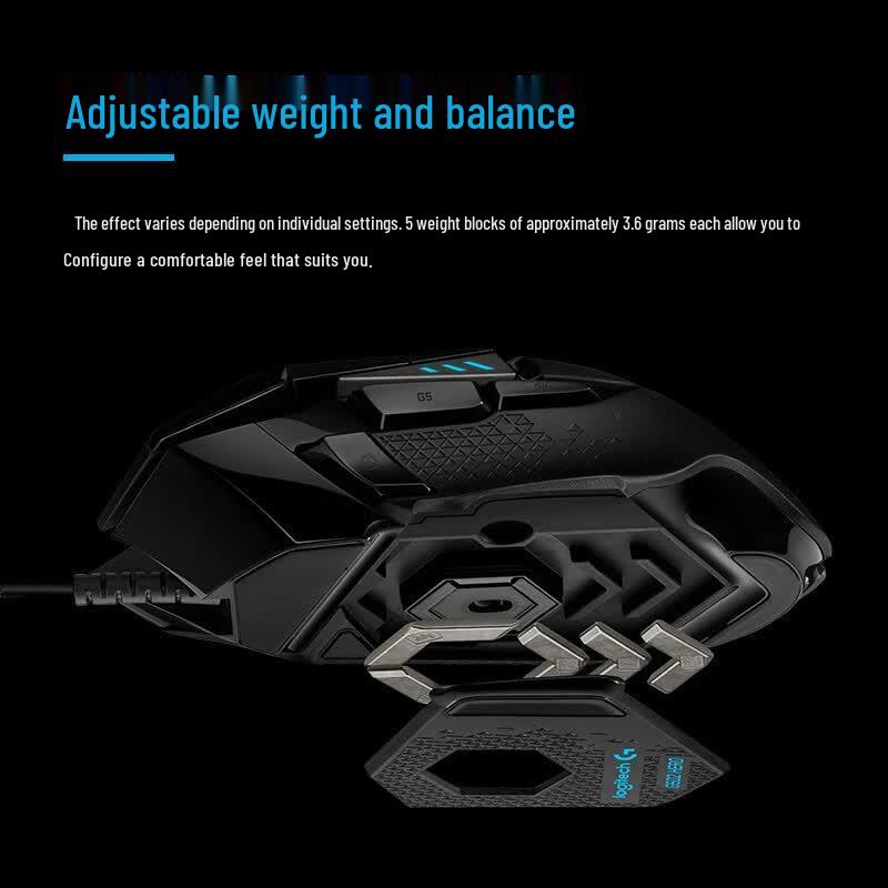 Logitech G502 HERO Kabelgebundene Gaming-Maus