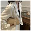 Chic Faux Leather Underarm Bag for Women Trendy Single Shoulder Crossbody Purse Fashionable French Style Daily Handbag CLE
