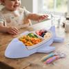 Divided Airplane-Shaped Children's Plate Cartoon Food Dish Household Food Tray  Preschool
