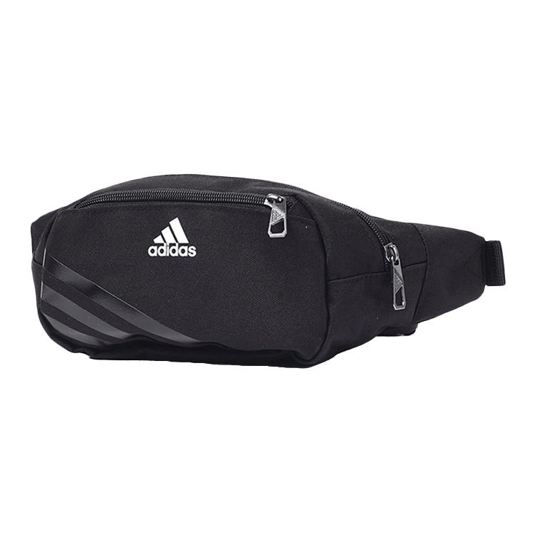 New Adidas Polyester Crossbody Bag, Sports Bag, Waist Bag Small Unisex Black AJ4230