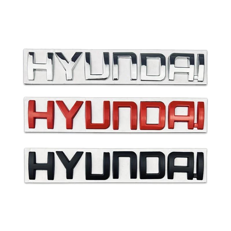 Emblemă Portbagaj Spate Mașină pentru Logo Hyundai Sonata Santafe I40 I30 I10 I20 IX35 IX20 Solaris Tuscani Tuscon Litere Insignă Autocolant T1