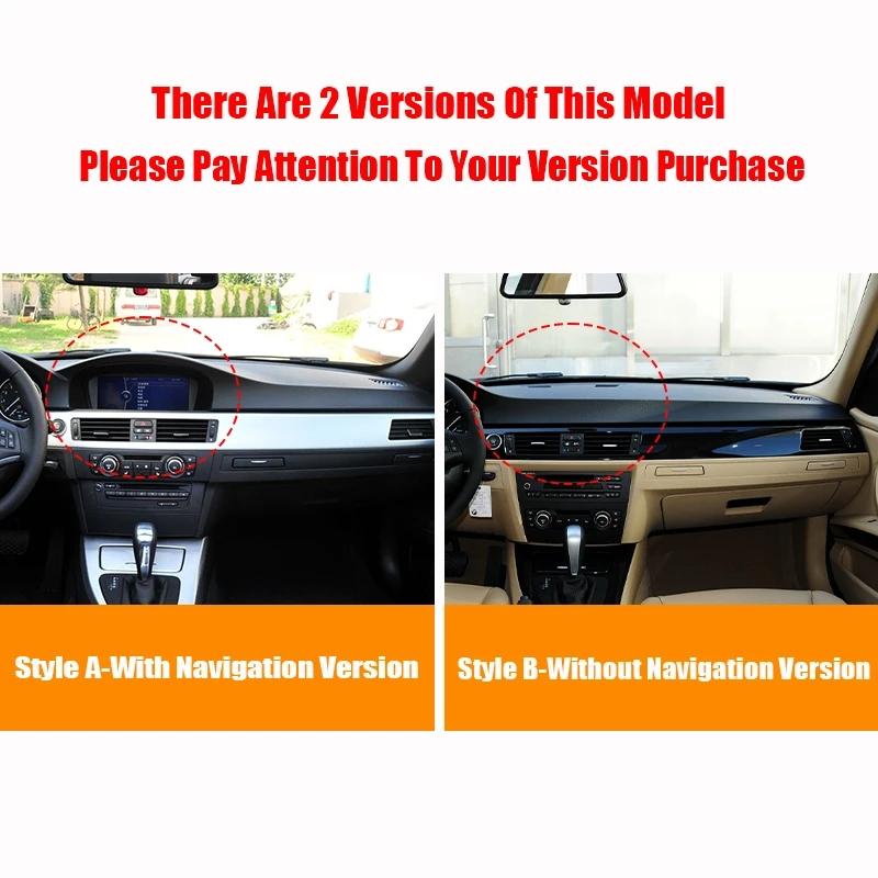 ABS Carbon Fiber Car Interior Dashboard Panel Cover Trim Decoration Stickers For BMW 3 Series E90 2005-2012 Auto