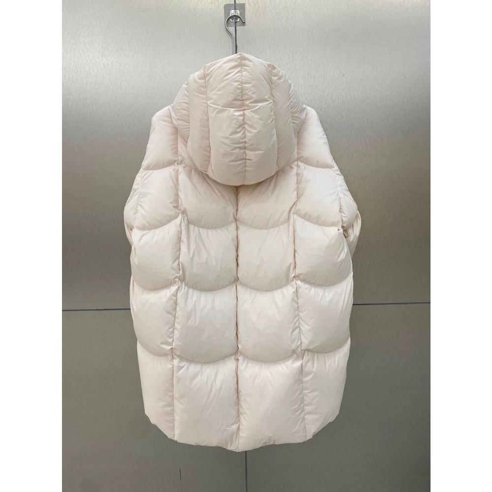 Pikowana odzież Damska Zimowa Nowa Średniej długości Mała Pogrubiona Leniwa Pikowana Kurtka