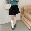 1 Pair Fashionable Women Cable Knitted Leg Warmers Calf Socks Solid Color Stretchy Boot Covers for Office and Casual Use