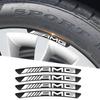 4Pcs Aluminum Car Wheel Rim Decal Stickers Decorative For Mercedes Benz AMG W223 W213 W206 W464 W247 W167 W166 W222 W205 W204