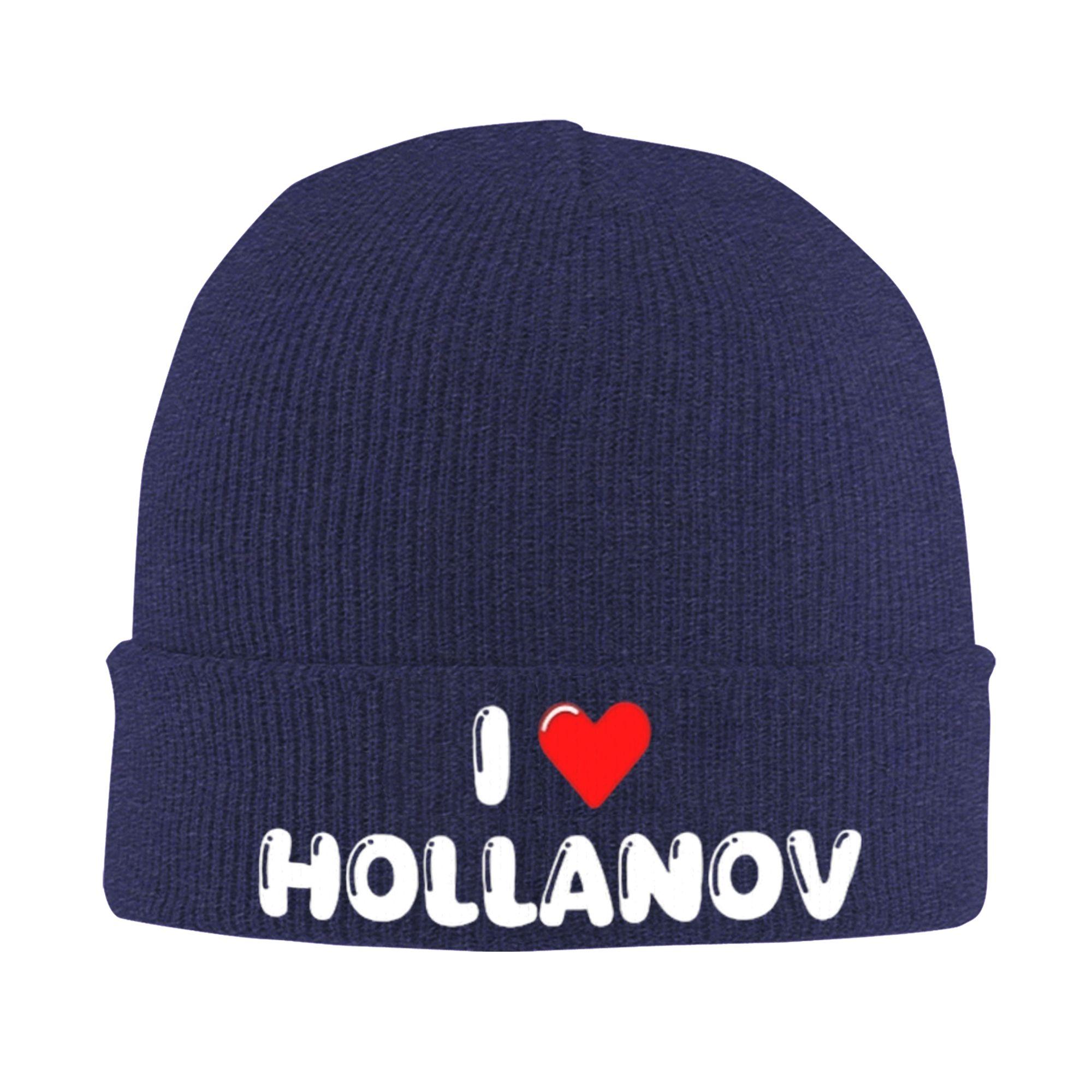 

I Heart Hollanov Heated Rivalry Knitted Hat Women s Unisex s Beanie Autumn Winter Hat Acrylic Warm Caps One Size