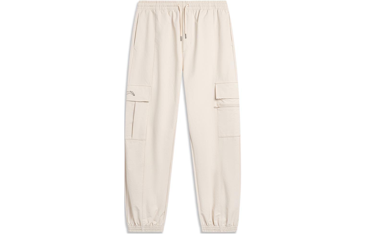 Li Ning Skateboard Knitted Sweatpants Men s Sand Gravel Gray AKXU021-3 XL