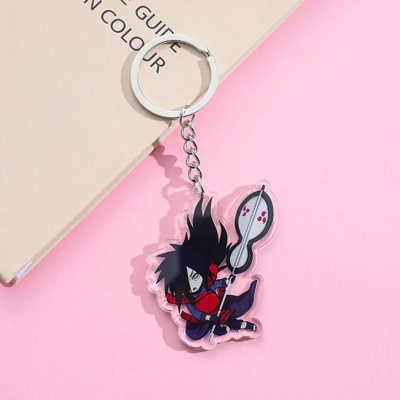 Naruto anime peripherals acrylic keychains toys cartoon schoolbags adorable plus exquisite tiny keychains present