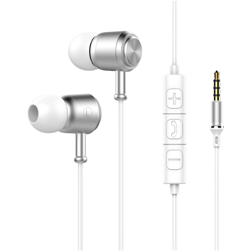 HiFi Wired Earbuds With Microphone For Gaming And Music Featuring 360 Degree Bass Effect And Digital Decoding Chip In Black