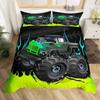 Set Copripiumino Jeep 4X4 Un Clic Ripittura Mai Fermarsi Avventura Off-Road Set Biancheria da Letto Automobili Set Biancheria da Letto Auto Sportive