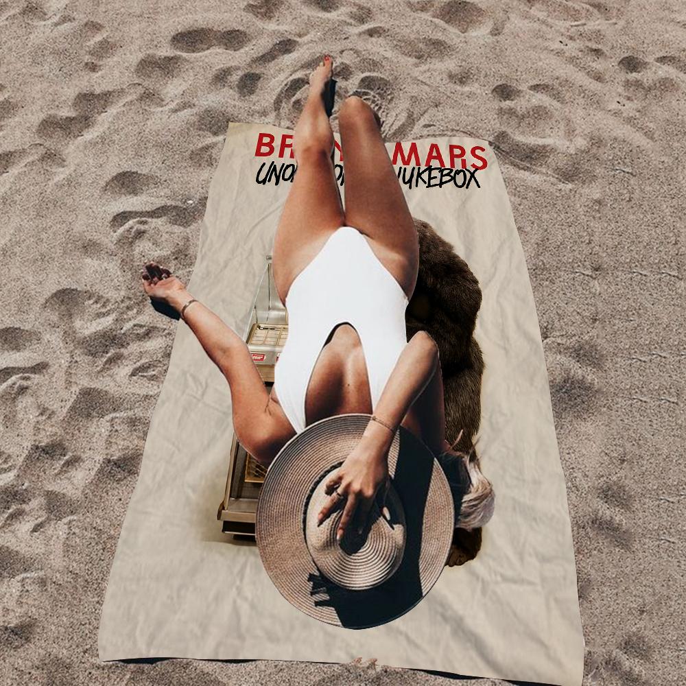 Bruno Mars Big Microfiber Beach Towels Quick Dry Towel Sand Beach Towels Pool Towel for Travel Swim Pool Yoga