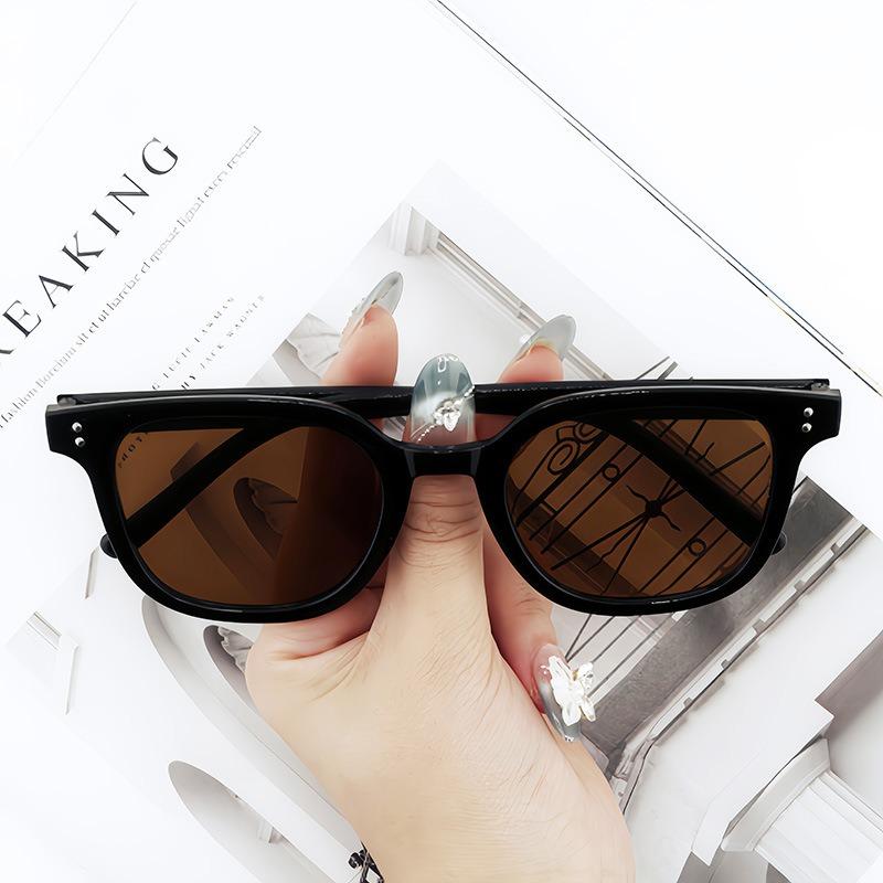 New Women Fashion Square Frame Sun Glasses Outdoor Anti Glare Eyewear Unisex Summer Beach Sunglasses Uv400 Glasses