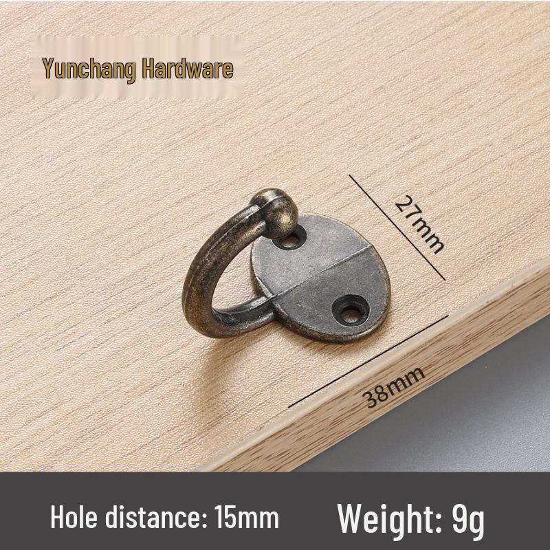 Vintage Legierung Wandmontierter Mantelhaken - Hinter-Tür, Wandbild, Einzeln, Dickes Design