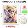 Disney Fairy DIY Artificial Pearl ArtworkThis Isahandmade Gift That Can Beusedforwall Decoration and Is Suitable for Both Home and Office Environments