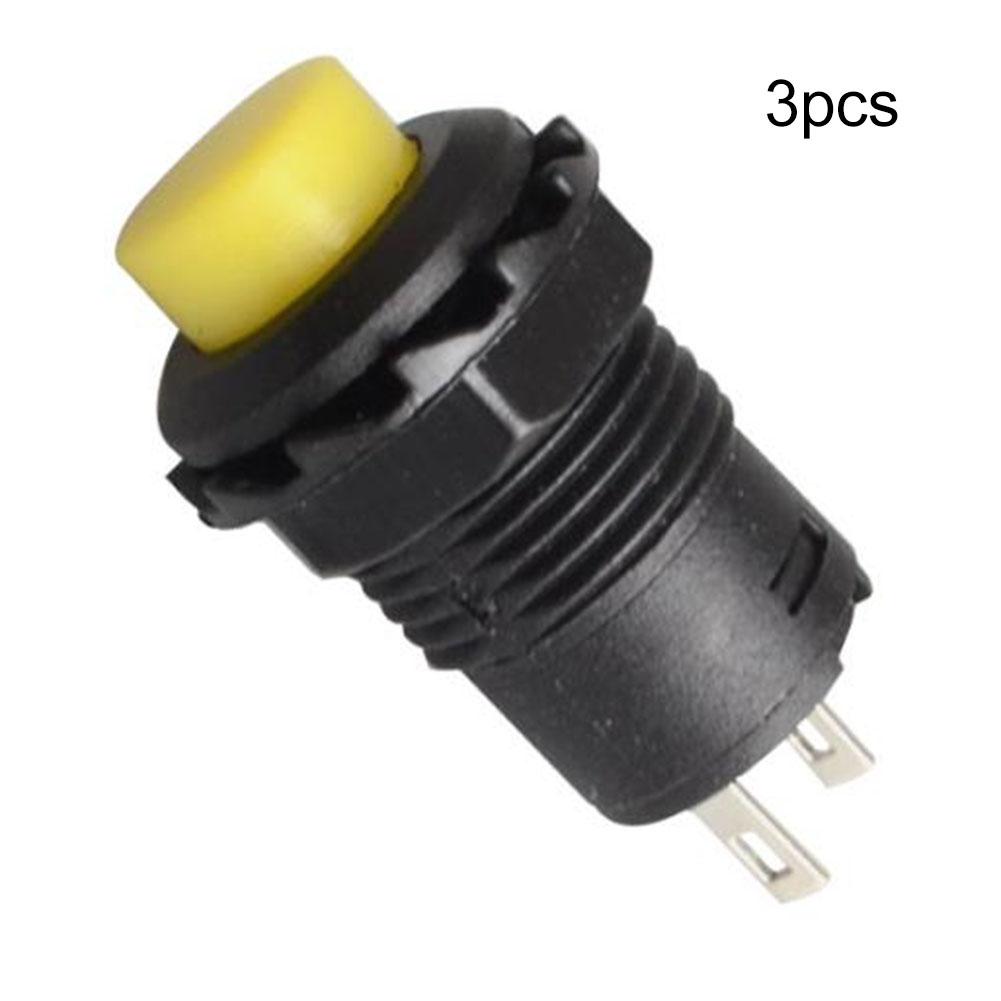 Button Switch Round SPST Self-locking Switch 12 Mm