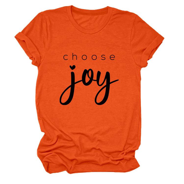 Simple casual temperament versatile women's round neck short-sleeved T-shirt base