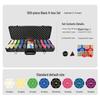 Texas Hold'em High-End Ceramic Poker Chip Set with Professional K Box for Card Rooms