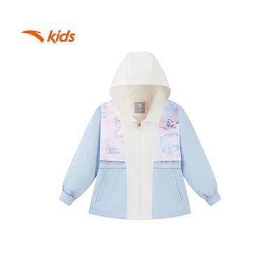 Kids Girls' Waterproof Windproof Hooded Sport Jacket