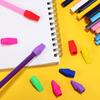 Ciieeo 120Pcs Cap Erasers for Pencils Toppers Erasers Mixed Color Pencil Top Erasers Stationery Supplies for and Teachers