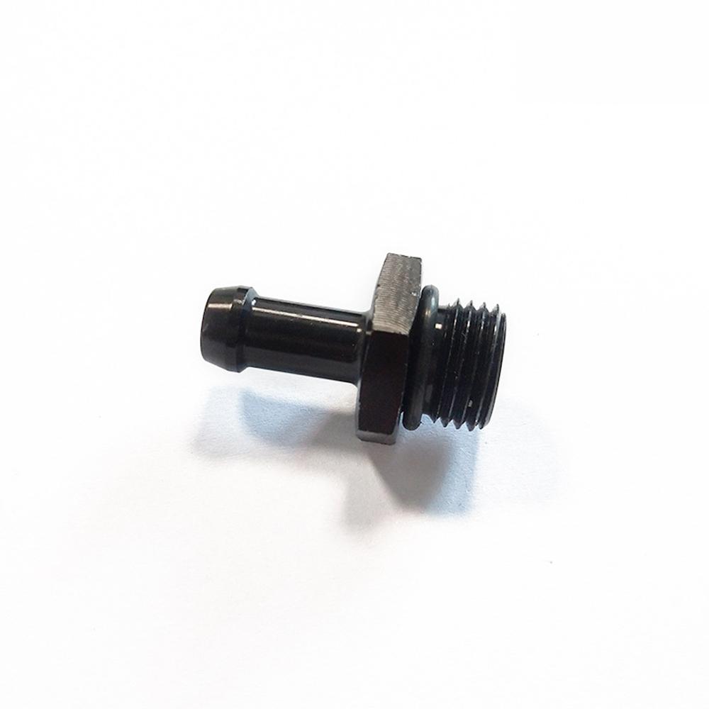 Black Aluminum AN6 ORB 5/16 Hose Barb Adapter Fitting For Fuel Pump Fuel Pressure Regulator Fitting Fuel System Fittings7
