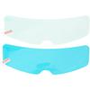 2 Set Motorcycle Rainproof Film, 9.6in Universal Rainproof Helmet Film Transparent Clear Motorcycle Helmet Anti Fog Film Interior Exterior Patch