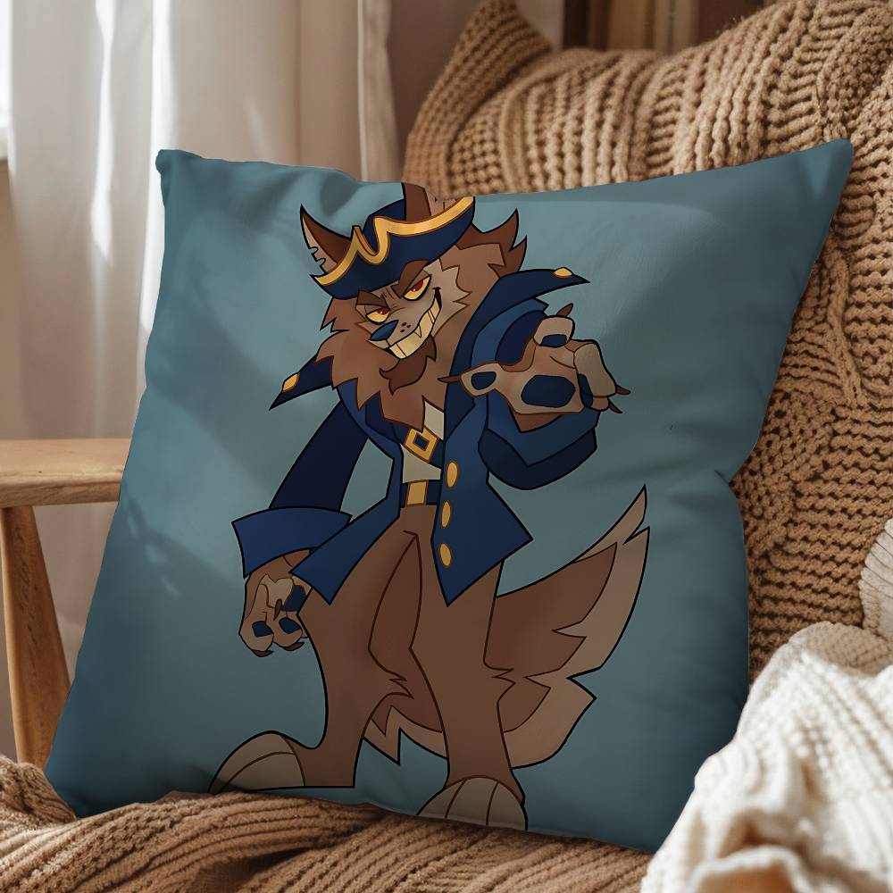 

game Laura Ed Indigo Park Pillow Case Square DoubleSided Printing Short Plush Sofa Cushion Cover Bedroom Bedside Pillow 45x45 cm