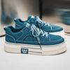 Thick Soled Invisible 10cm Canvas Shoes for Men's Autumn New Breathable Sports and Leisure Versatile Board   Shoes for Men