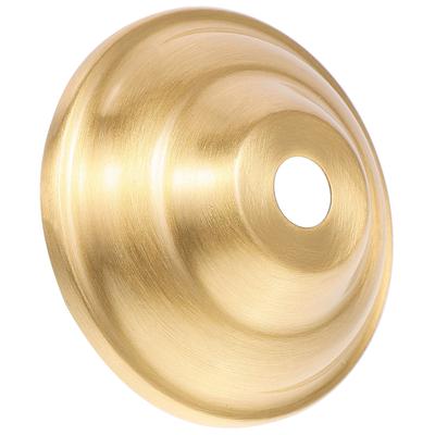 Abgerundeter Lampenaufsatz aus Messing, Lampenfuß aus Metall, Wand- und Deckenleuchte, Lampenschirm mit Retro-Fassung, Lampenaufsatz aus Messing