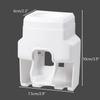 Wall Mounted Toothbrush Holder Toothpaste Squeezer Multifunction Automatic Toothpaste Dispenser Bathroom Toothbrush Stand Rack