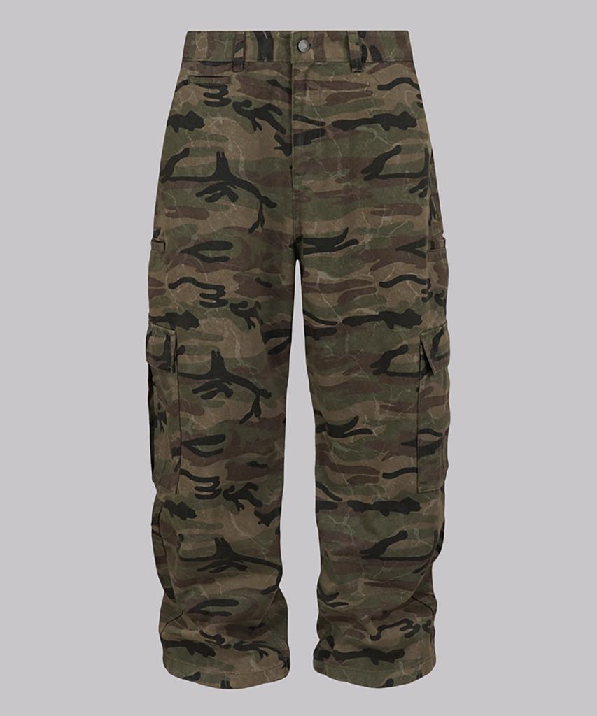 Koneobeulleseu Weite Camouflage Cargohose