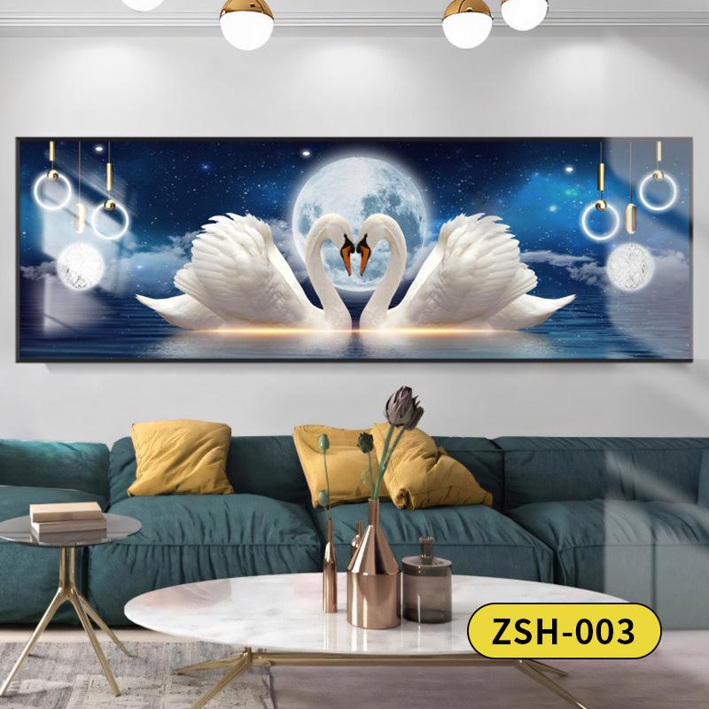 Golden Mountain Self-Adhesive Wall Art: Ideal for Bedrooms, Living Rooms, Hotels, and Guesthouses