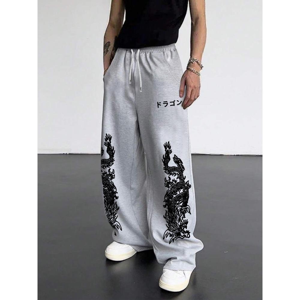 

Cool Gothic Men s Casual Jogging Pants, Straight Leg Pants, Campus Autumn New Product Series XXL
