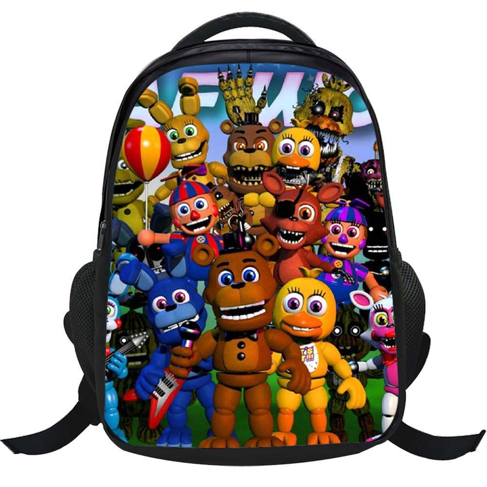 Cartoon Bear Backpack For Elementary School Students Large Capacity Durable Oxford Cloth Material