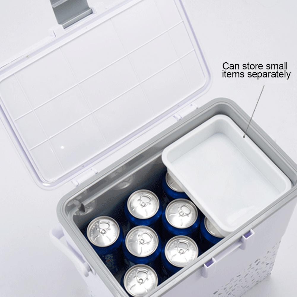 8L Cooler Refrigerator Keeping Fresh Cold Ice Case Outdoor Food Preservation Box Camping Insulation Ice Bucket Mini Car Fridge