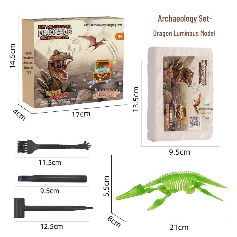 Dinosaur Fossil Excavation Kit: Educational Science Toy for Kids