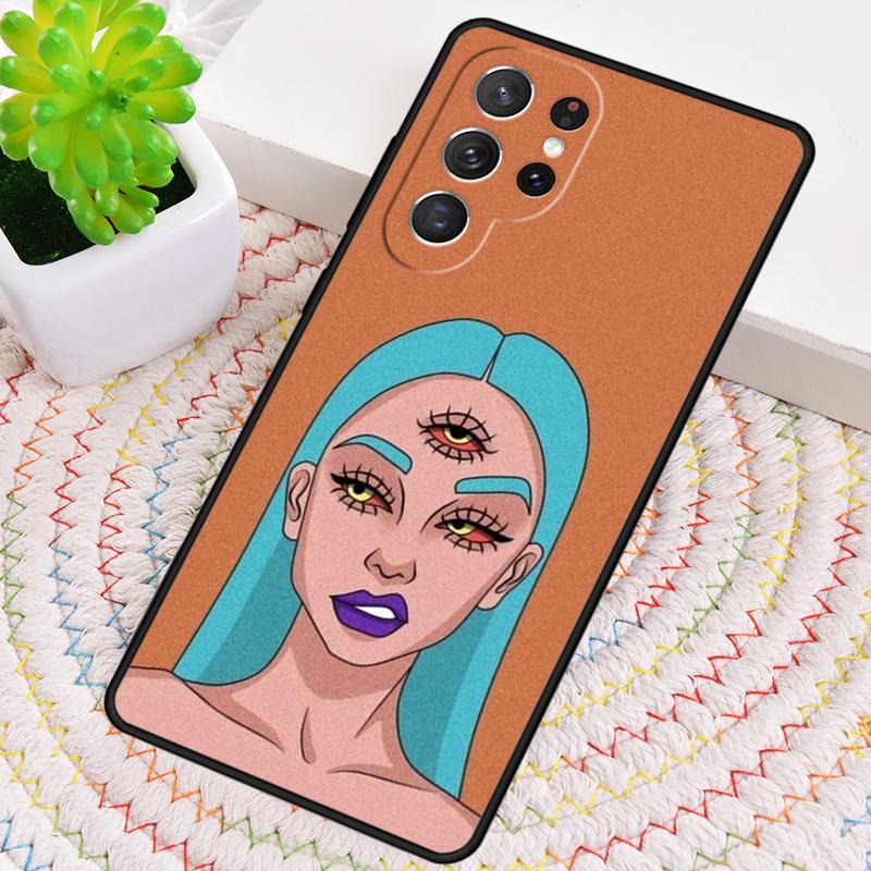 Cool Bad Girl Phone Case for Samsung Galaxy Note 10 Pro S26 Ultra S23 S24 FE S25 S21 S22 PLUS Shockproof Cove