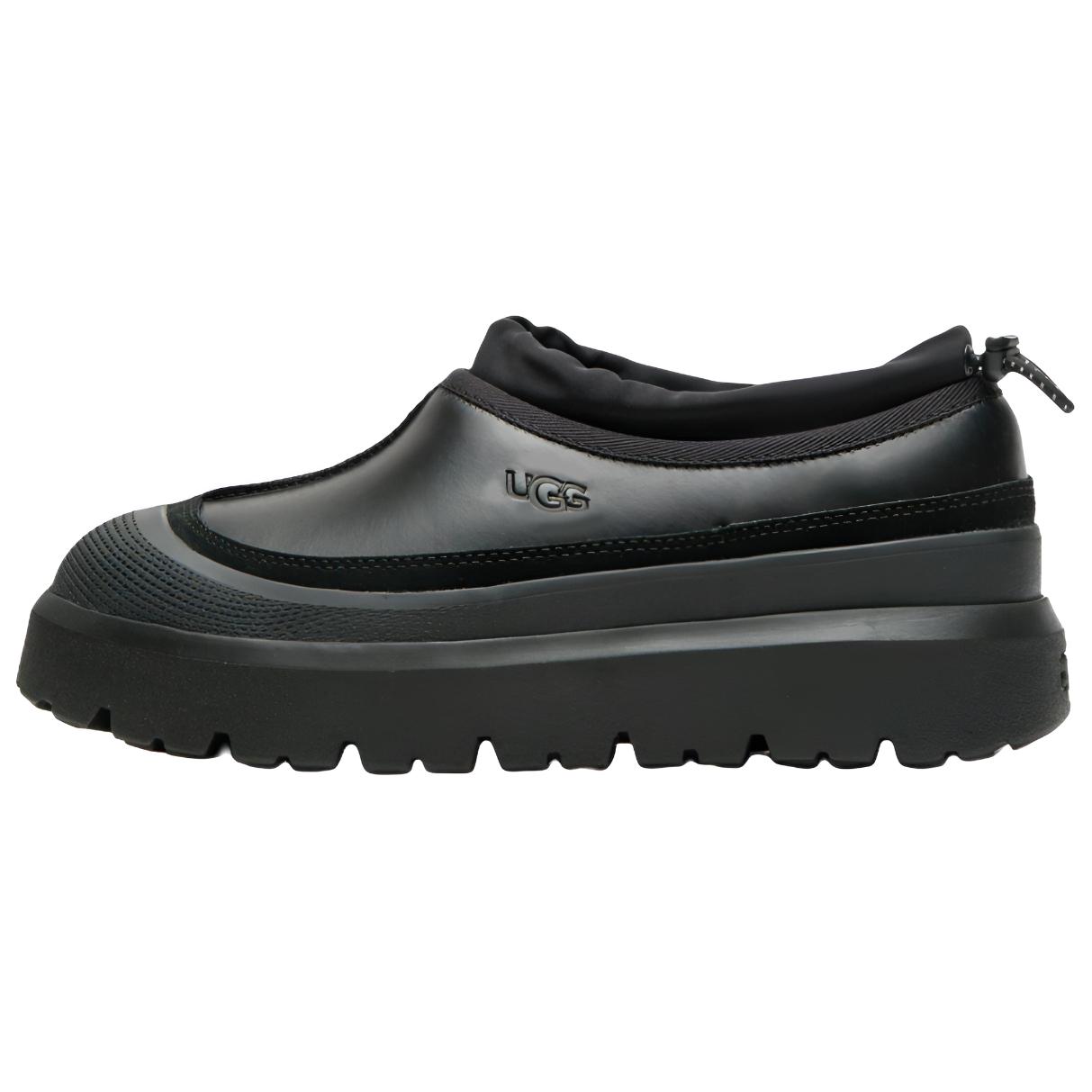 UGG Tasman Weather Hybrid Leather Minimalist Comfortable Waterproof Low-Top Lifestyle Casual Shoes Unisex Casual Shoes Black 1174251-BBLC 40