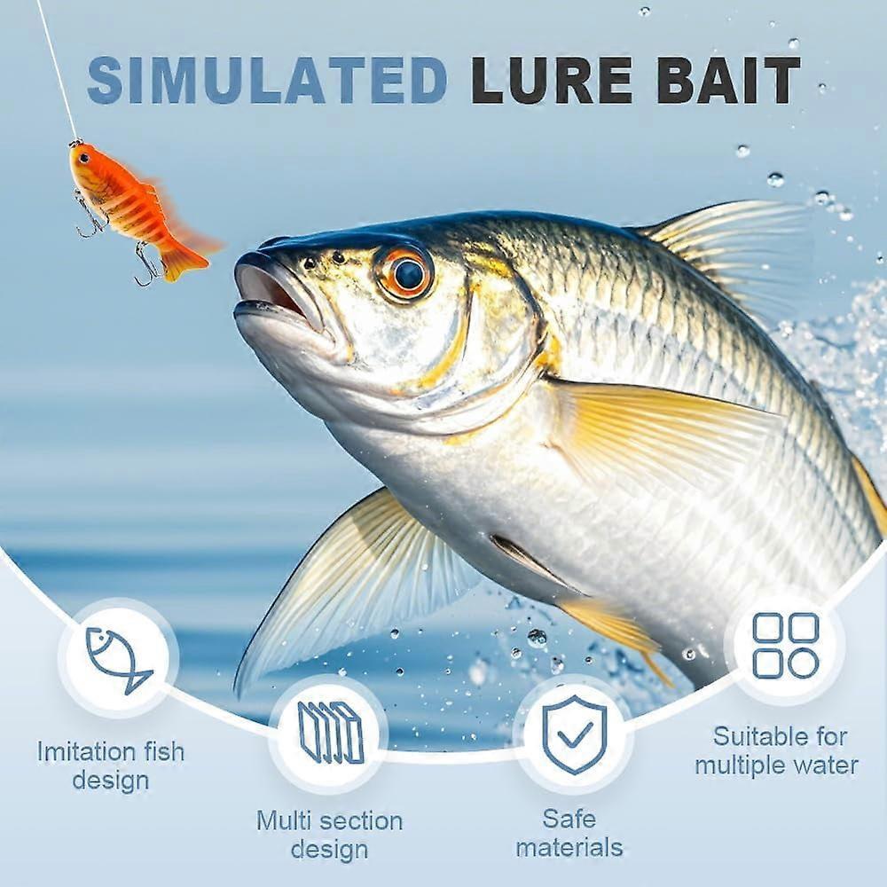 2025 Upgraded Robotic Fishing Lure, Reusable Bionic Swimming Bait Compatible with All Fishing Waters