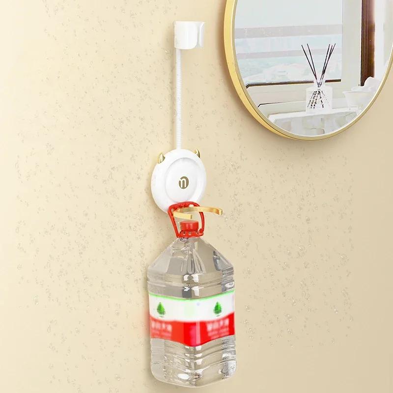 Punch-free Hair Dryer Holder Hands Free Adjustable Lazy Hair Dryer Bracket Wall-mounted Hair Dryer Storage Rack Bathroom Rack