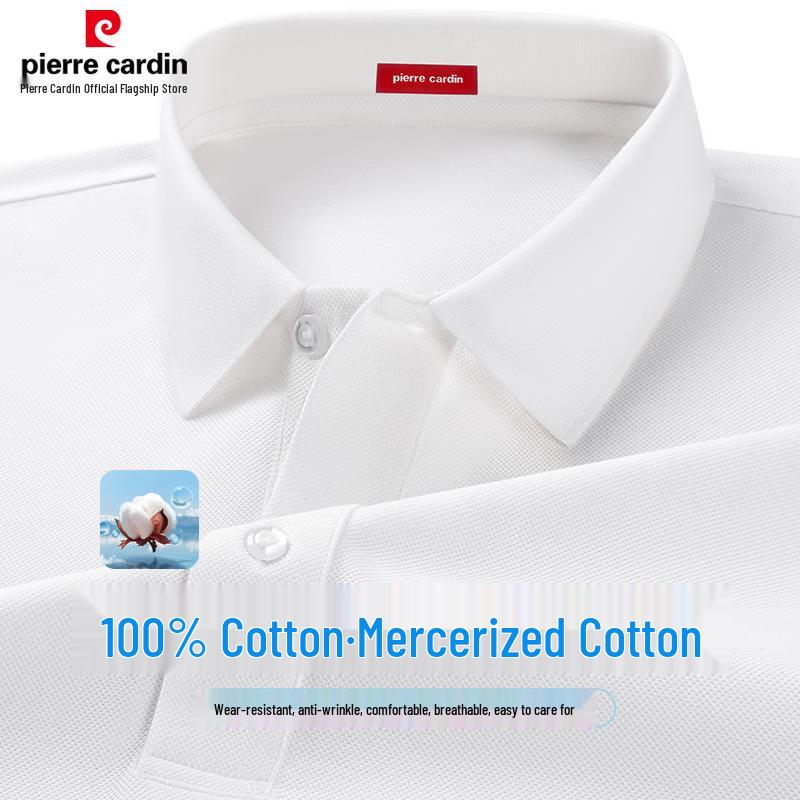 Pierre Cardin Men s Mercerized Cotton Polo Shirt L