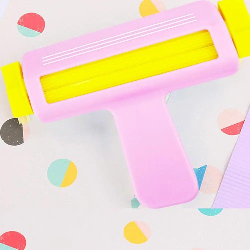 Texture Roller Paper Craft Tools Paper Crimper Paper Quilling Tool Wave Shaper Making Tool For DIY Arts Crafts Scrapbooking