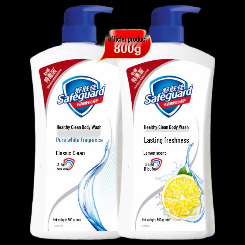 Safeguard Pure White & Lemon Fresh Scent Shower Gel Value Pack