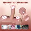 Retractable Vibrating Heating Wearable Female Masturbator