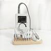 2 In 1 Nail Drill Holder Stand With 6 Holes Nail Drill Bits Wooden Storage Nail Polisher Pen Bracket For Salon And Home Use