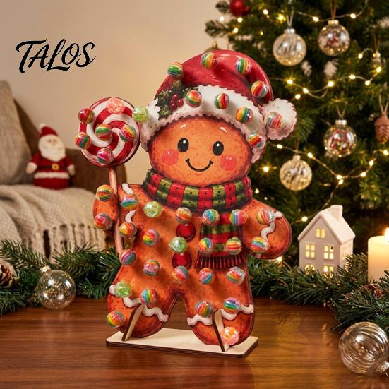 Lollipop Display Rack for Events Christmas Wooden Stand, Creative Candy Holder Holiday Treats Buffet Table, Decorative Dessert Party