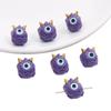 Resin Solid Colored One Eyed Monster Beads Pendant Charms for Jewelry Findings DIY Necklace Bracelet Accessories